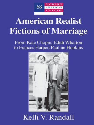 cover image of American Realist Fictions of Marriage